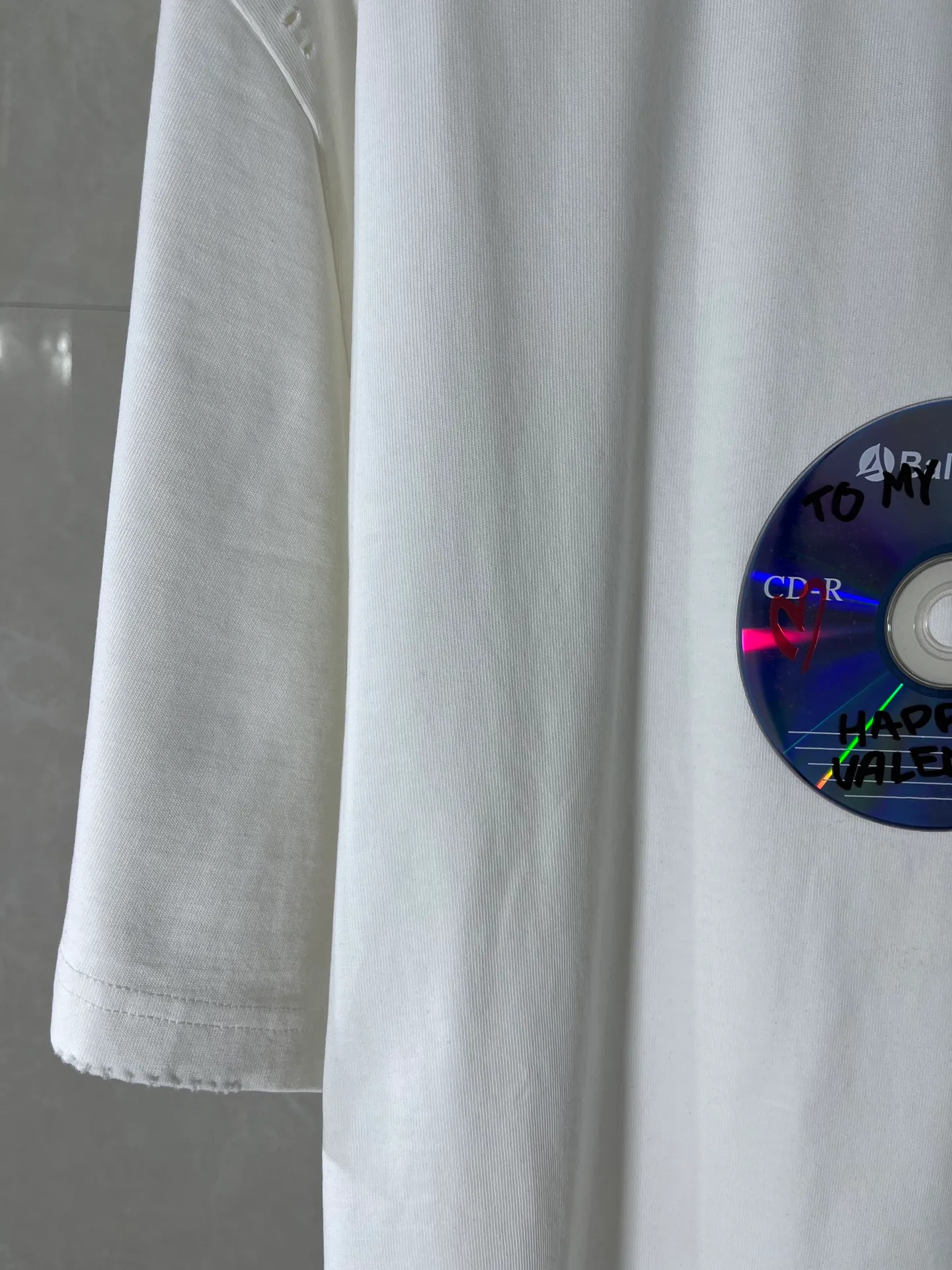 P100💰 -BALENCIAGA- CD . 300 . 。 175° 《》 》 Os Same Style ：Cream White Size：XS L 8004